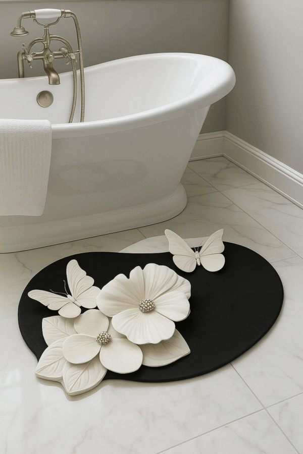 Butterfly Soak Rug 3D