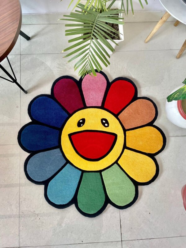 Happy Bloom Tufted Rug