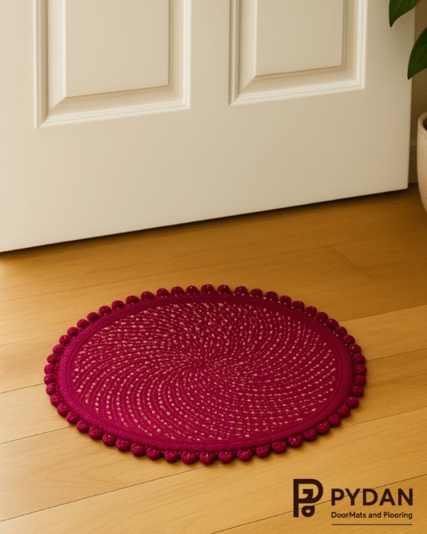 Round Jalebi Doormat