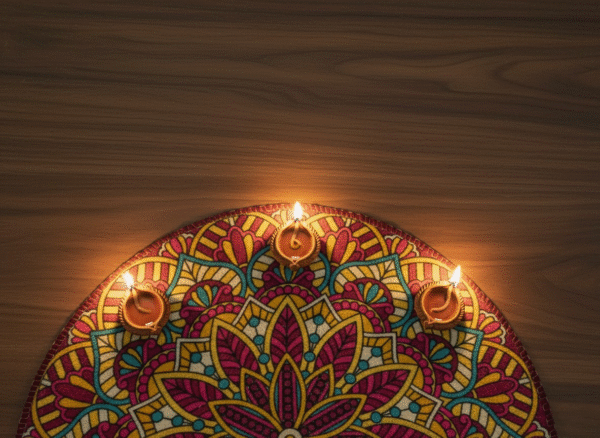 Sanskriti Mat- Half Rangoli By PYDAN