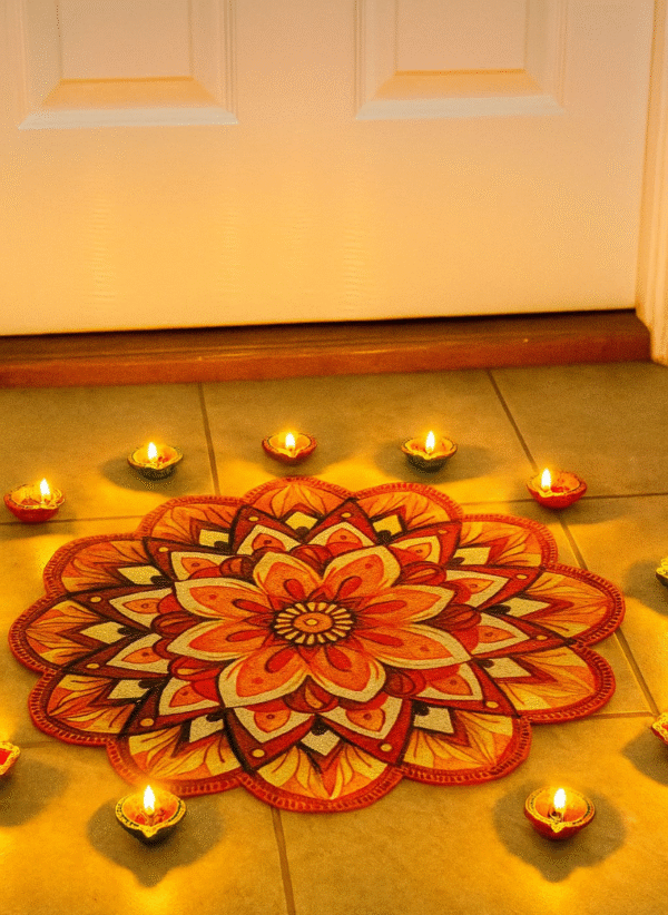 Aangan Rangoli Mat- Full Size Rangoli By PYDAN